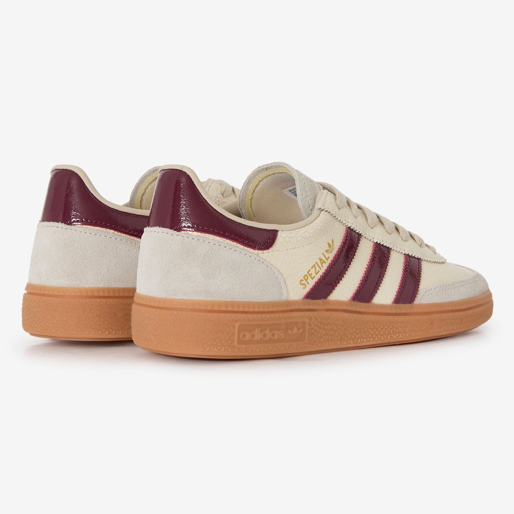 HANDBALL SPEZIAL CUIR BEIGE CRAQUELÉ BORDEAUX
