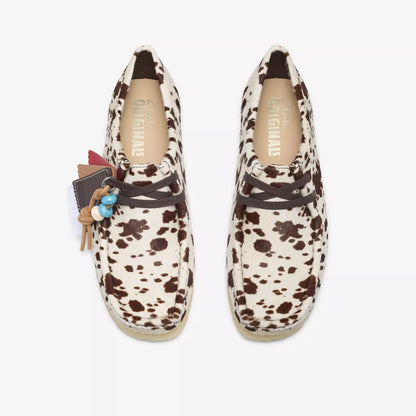 WALLABEE BROWN COW PRINT