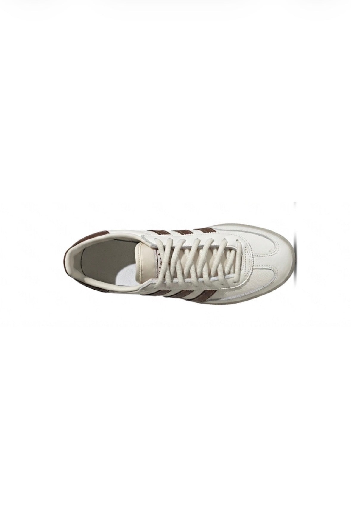 HANDBALL SPEZIAL CUIR BLANCHE ET MARRON