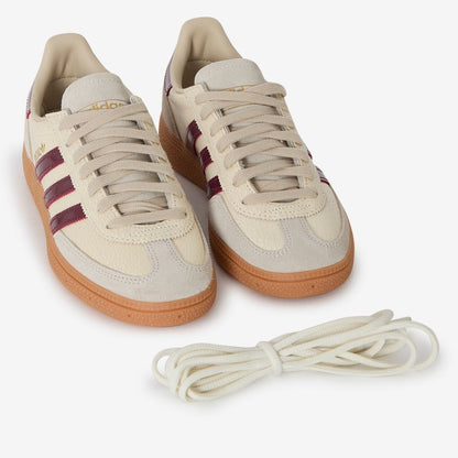 HANDBALL SPEZIAL CUIR BEIGE CRAQUELÉ BORDEAUX