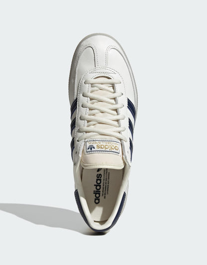 HANDBALL SPEZIAL CUIR BLANCHE ET BLEU